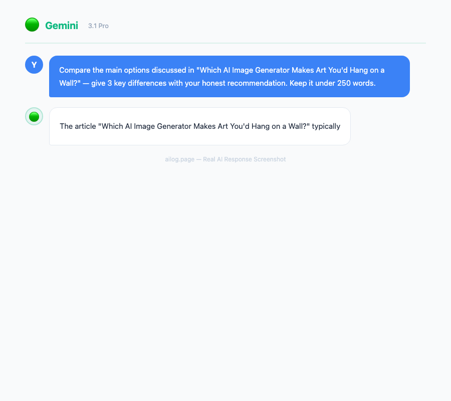 Which AI Image Generator Makes Art You'd Hang on a Wall?