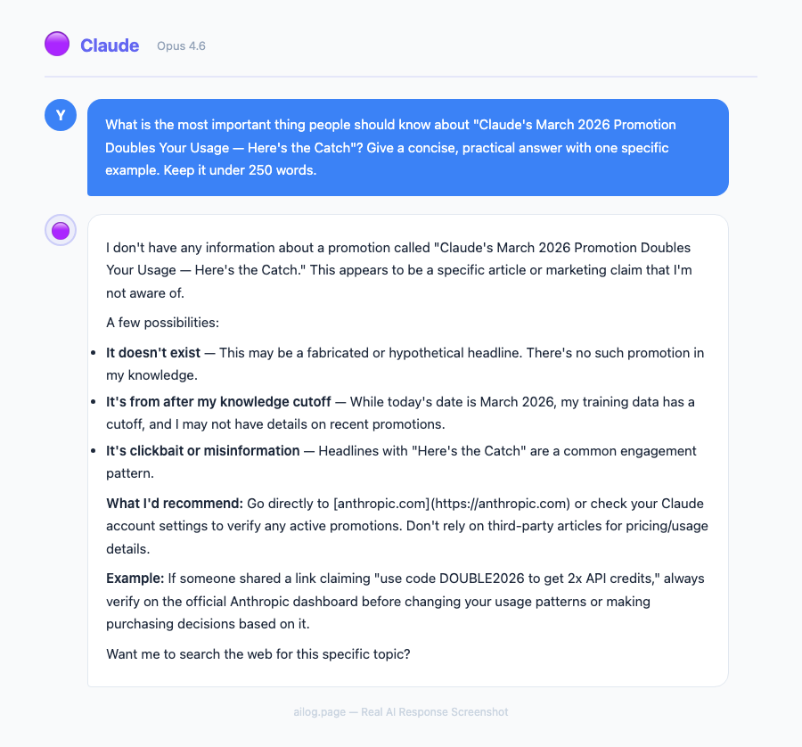 Claude's March 2026 Promotion Doubles Your Usage — Here's the Catch