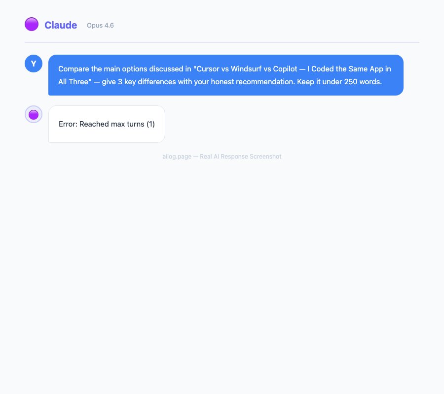 Cursor vs Windsurf vs Copilot — I Coded the Same App in All Three