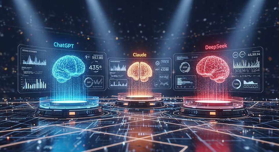 DeepSeek vs ChatGPT vs Claude: The Complete AI Model Comparison for 2026